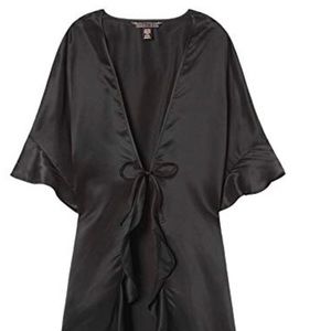 Victoria Secret Very Sexy Satin Kimono Black OS